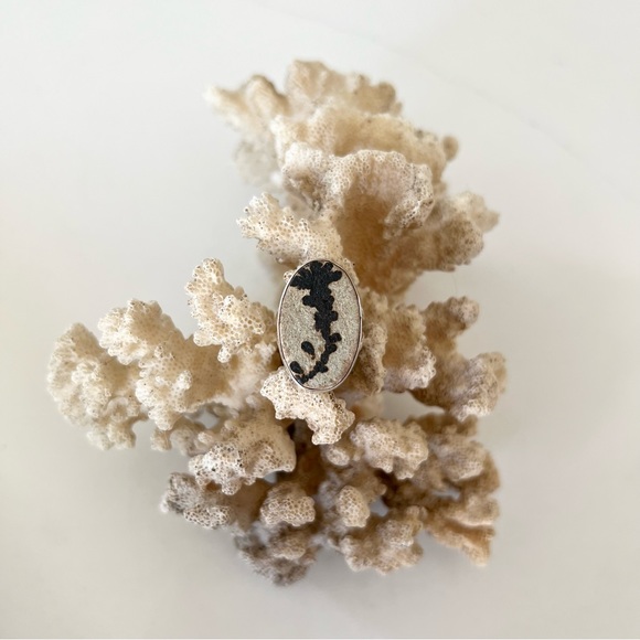 Sterling Silver German Dendritic Opal - Picture 2 of 5